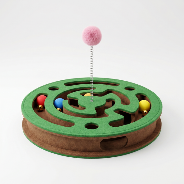 The Pounce Hunt Felt Maze Puzzle