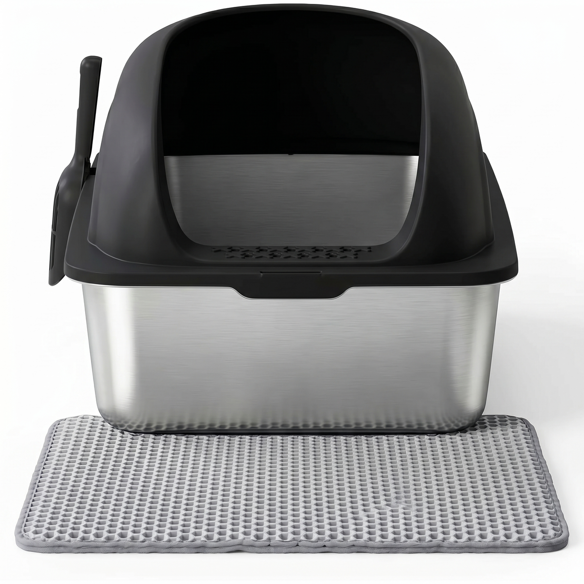 The Pure Box Steel Enclosed Litter Box