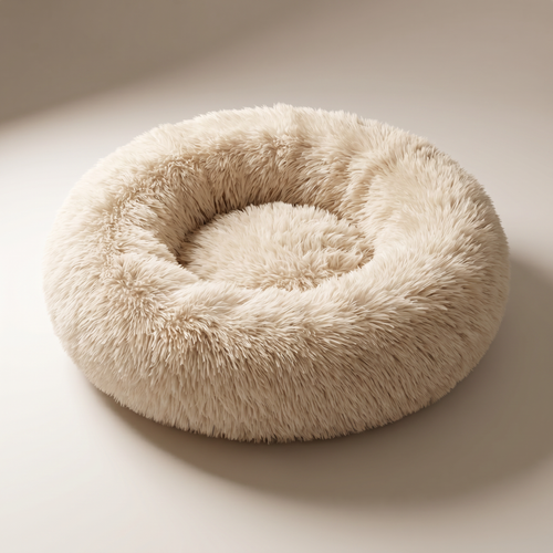 Cloud Nine Long Pile Round Bed