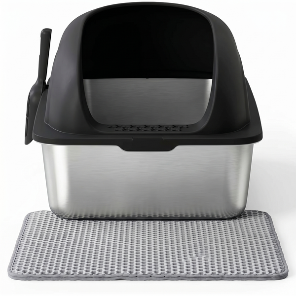 The Pure Box Steel Enclosed Litter Box